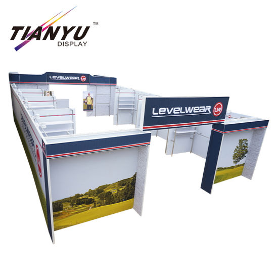 Custom Size Trade Show Display Stall Standard Exhibition Stand Booth 3X3 