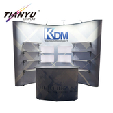 Manufacturer Portable Trade Show Wall Fabric Aluminum Pop up Stand Display Stands