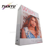 Aluminum Extrusion Double Sided Frame Printing Fabric Panel Exhibition Advertising Stand Light Box