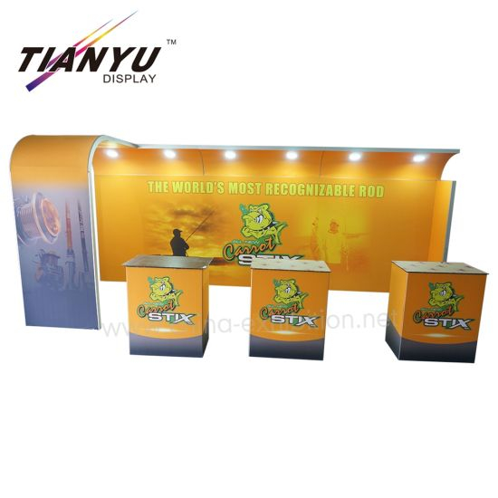 High Quality Trade Show Aluminum Foldable Portable Advertising Promotion Counter