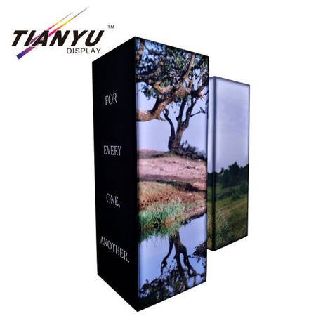 Portable Aluminum Customized Cube Light Box Display for Exhibition Stand