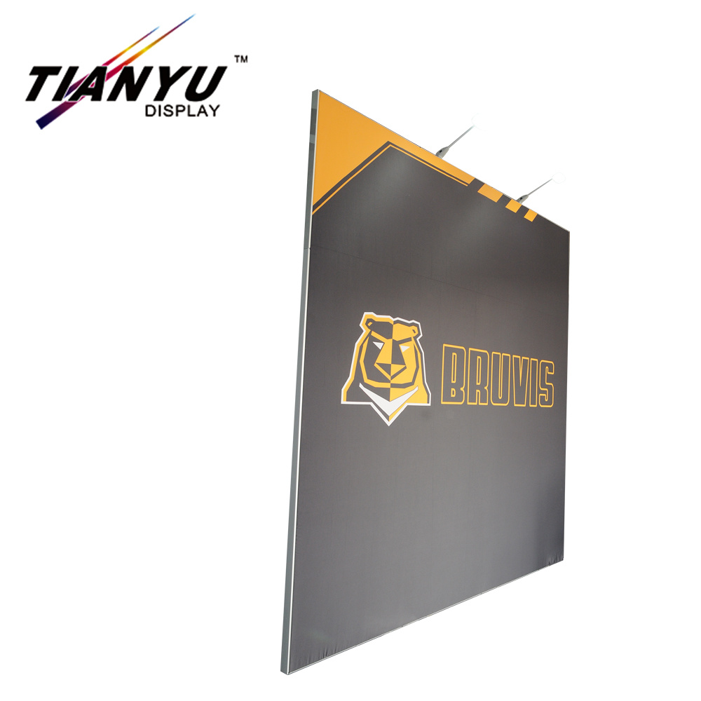 Fancy Tension Fabric Display 10FT Aluminum and Fabric Trade Show Wall Trade Show Booths