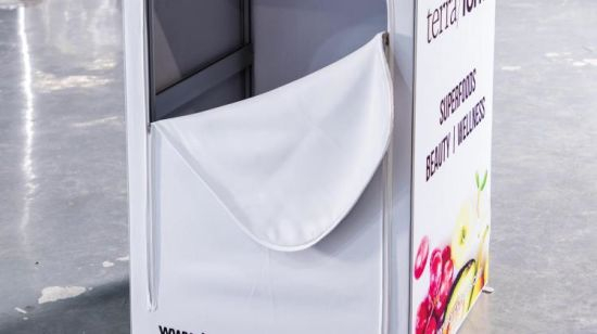 Folding Pop up Stand Banner Straight Display Stands 3*3 Exhibition Booth