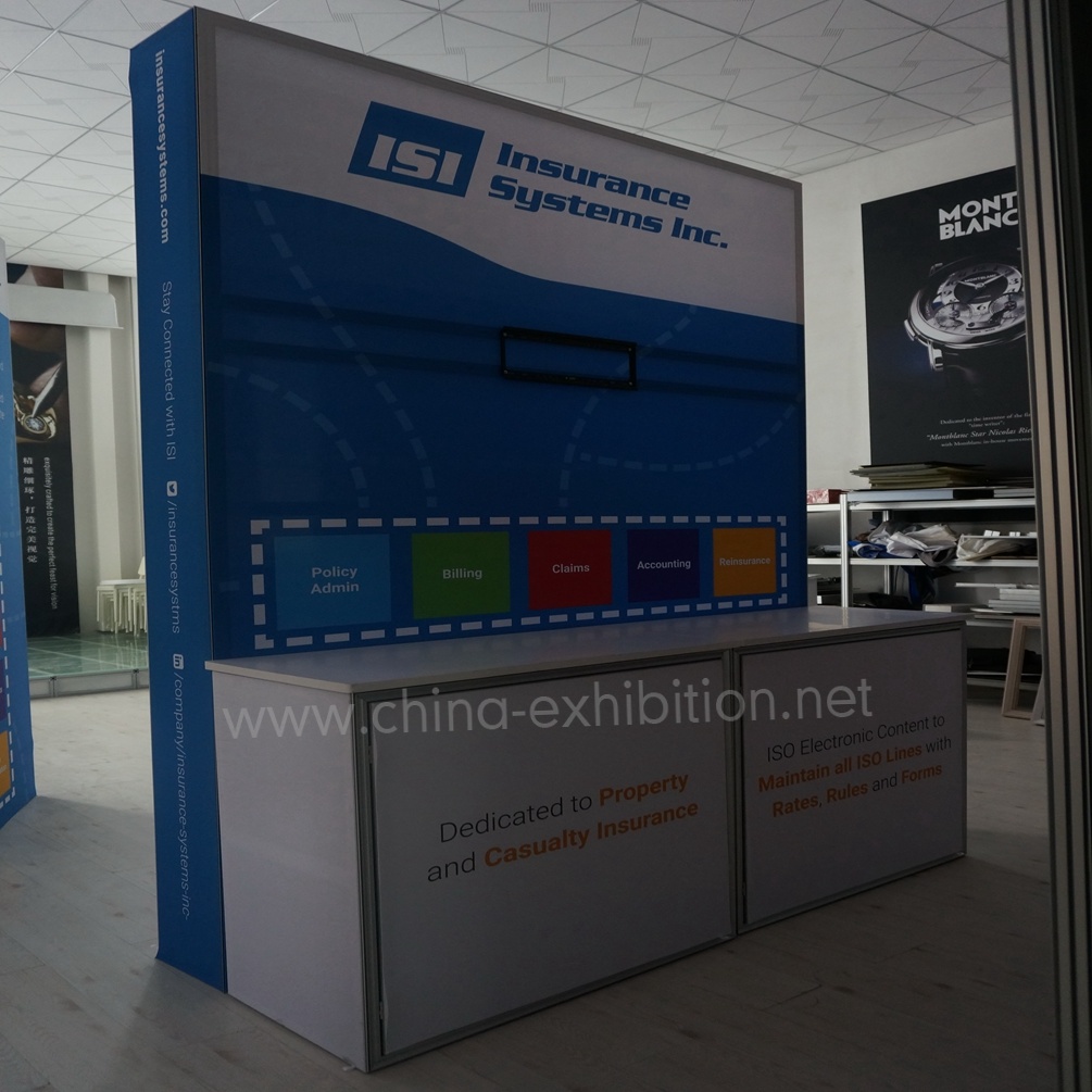 Used for Any Trade Show Offer Free Design New Style Fashion Future Trend 3X4 Modular Custom Exhibition Booth Design