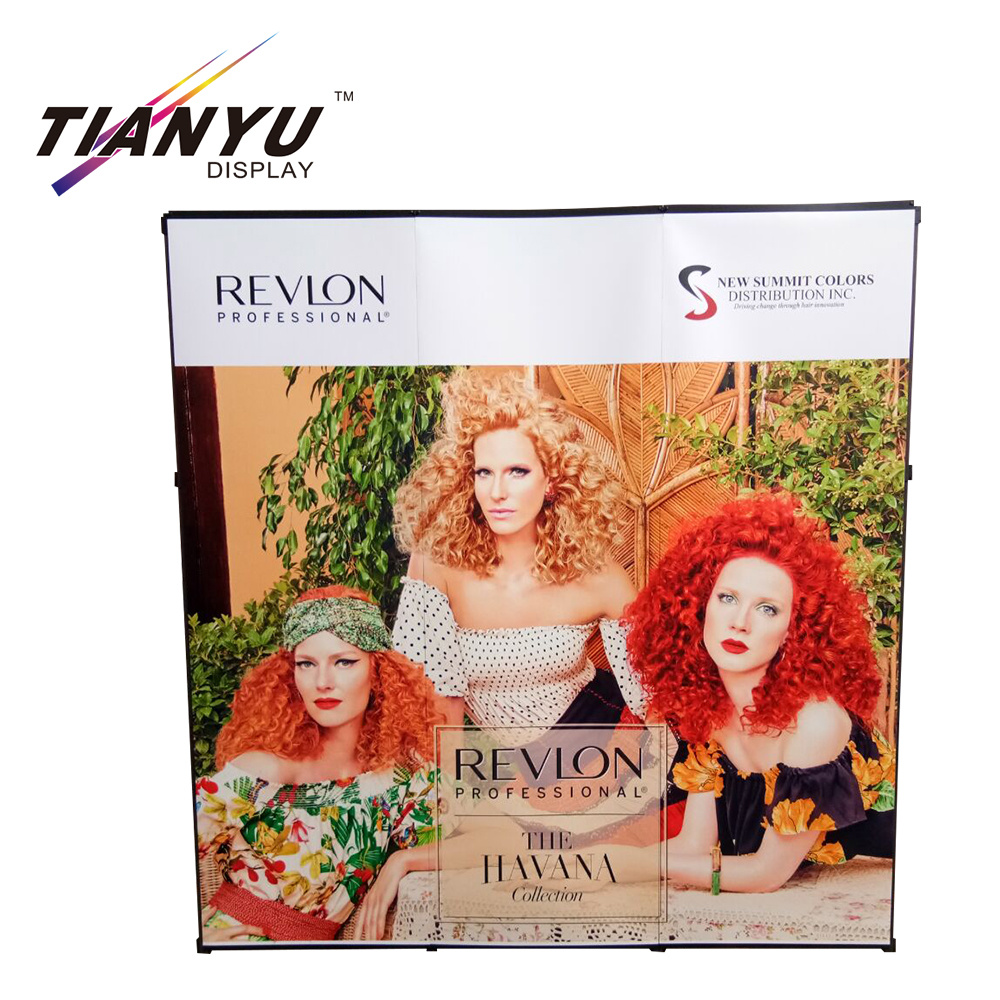 Expo Display Stand Curved Pop up Display Fabric Wall Side Aluminum Banners Curve Display for Trade Show