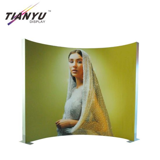 Custom Shape UV Printing Fabric Canvas Aluminium Profile Display Advertising Sign LED Backlit Lightbox