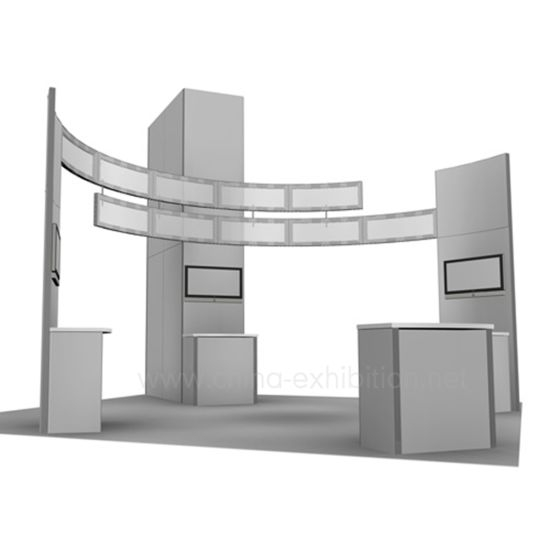 20X20 Innovative Exhibition Booth for Upmarket Mac Makeup Display