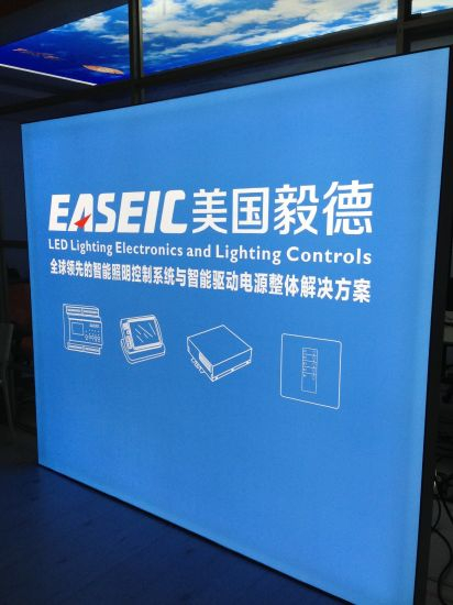 Frameless Indoor/Outdoor Advertising LED Fabric Textile Light Box Sign