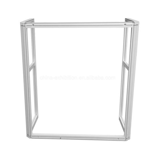 Folding Quickly Set up Portable Aluminum fabric Display Counter