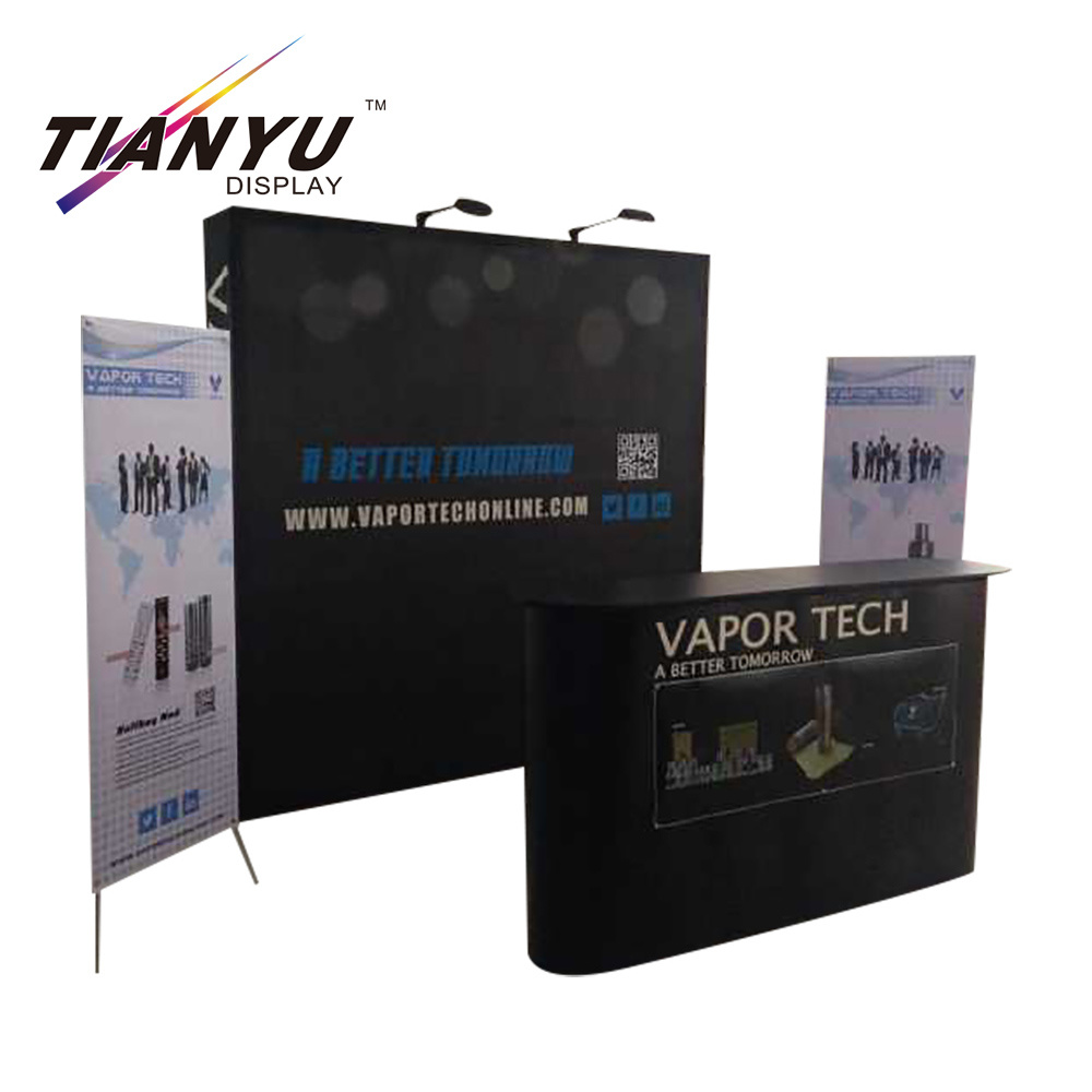 High Quality Curved Trade Show Pop up Display Banner Stand