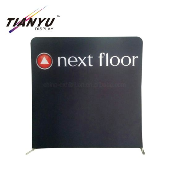 China Suppliers Portable 10FT Trade Show Backdrop Tension Fabric Display