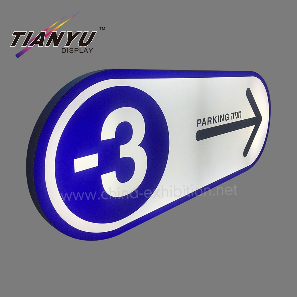 Wholesale LED Exit Warning Sign Oval LED Fabric Light Box for Indicator