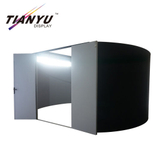 Tension Fabric Wall Trade Show Booth Easy Carry Tension Fabric Booth