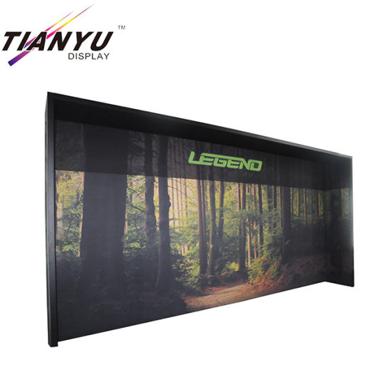 Aluminum Trade Show Backdrop Stand Straight Trade Show Booth