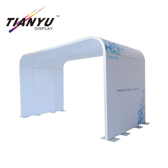 Aluminum Trade Show Booth, Chinese small promotion booth Made with Aluminium Profiles