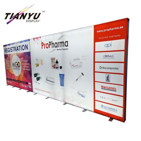 Customized Different Shape Light Box Trade Show Booth with Transport Case Easy Transportation