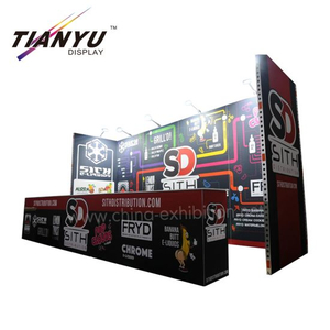 High Quality Exhibition Booth Building Materials Backdrop for 3m