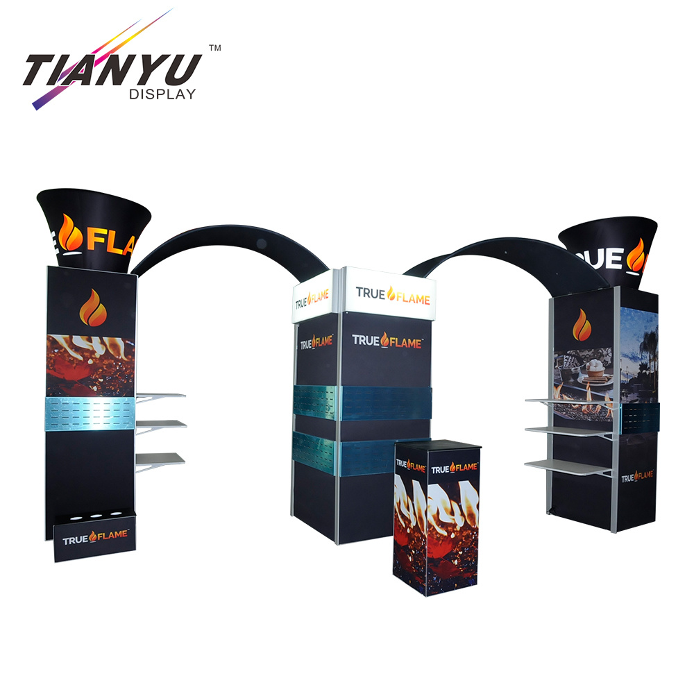 Aluminum Portable Tension Fabric Display 10X10 Tradeshow Booth