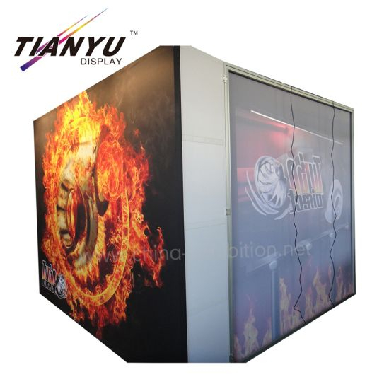 4X8m Custom Exhibition Booth Design with Acrylic Panel