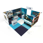 Exhibition Booth Stands Design Trade Show Stand with Displays Show Room