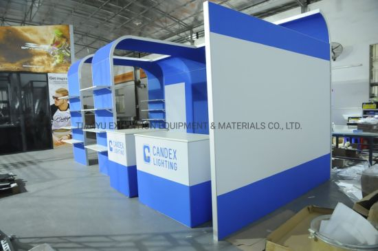 Portable Exhibition Booth 3X3m Aluminum Modular Standard Trade Show Exhibition Booth Display Stand