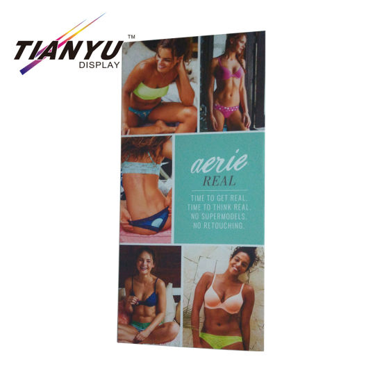 Tianyu Indoor Exhibition Fabric Retail Led Light Box with Hanging Bar