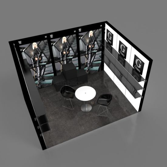 10X10 Easy Assembling Modular Tradeshow Booth in Aluminum