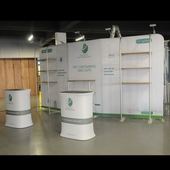 Display Exhibition Trade Show Stand with Shelves for Expo Show