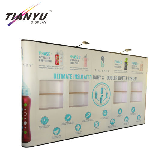 Heat Transfer Printing Tension Fabric Pop up Display Portable Backdrop Stand