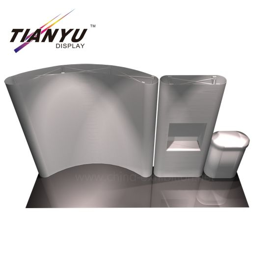 Customized Newly Innovative Booth Exhibit Display 3D Pop up Stand Banner Display