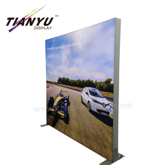 Custom Size and Shape Aluminum Material Double Sided Fabric Frameless Thin Light Box