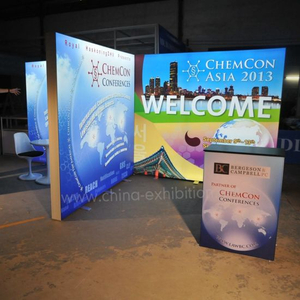 Customized Double Face LED Fabric Light Box Lighting Exhibition Booth Tradeshow Display