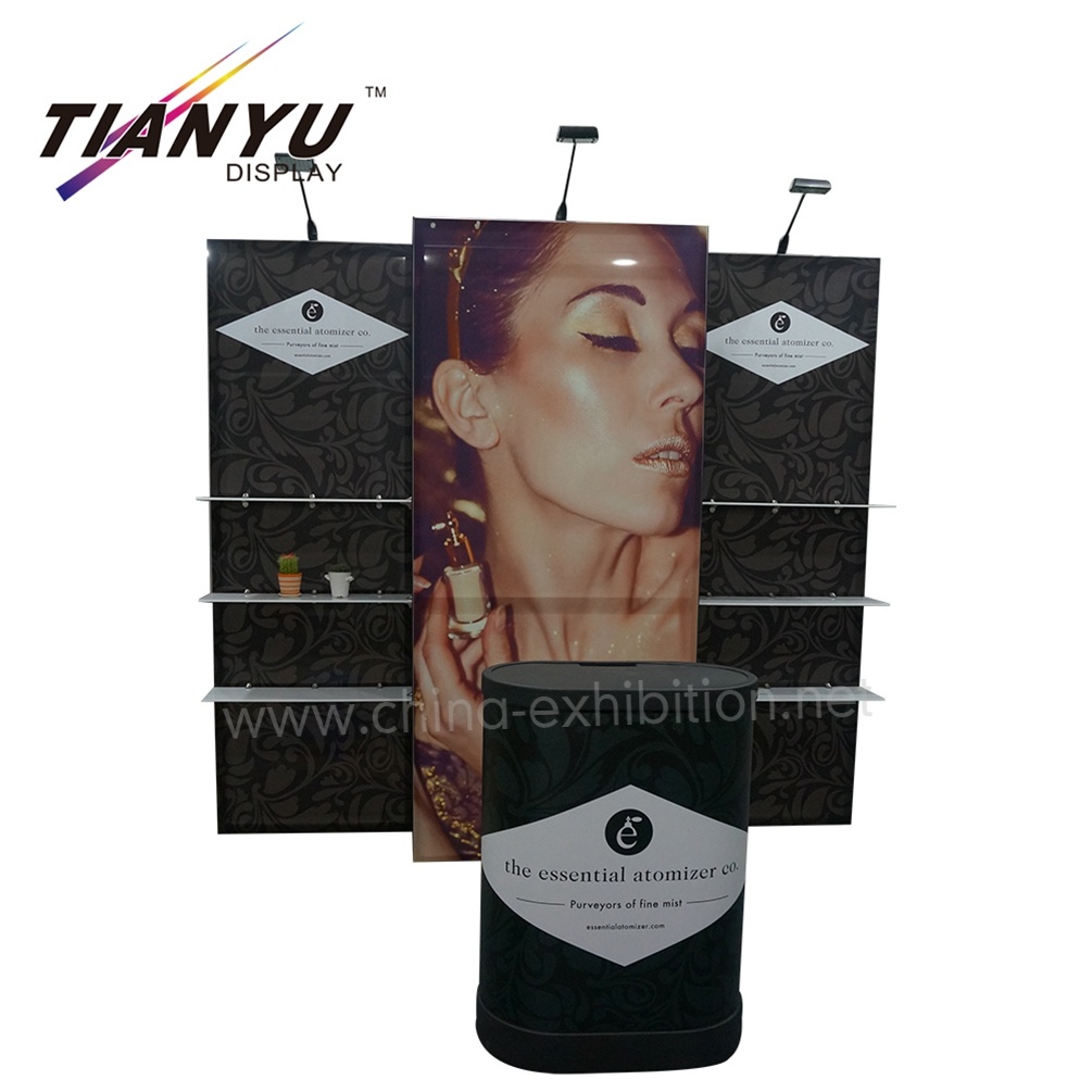 Custom Size Aluminum Backdrop Stand Exhibition Booth Design