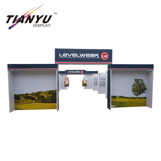 Custom Size Trade Show Display Stall Standard Exhibition Stand Booth 3X3 