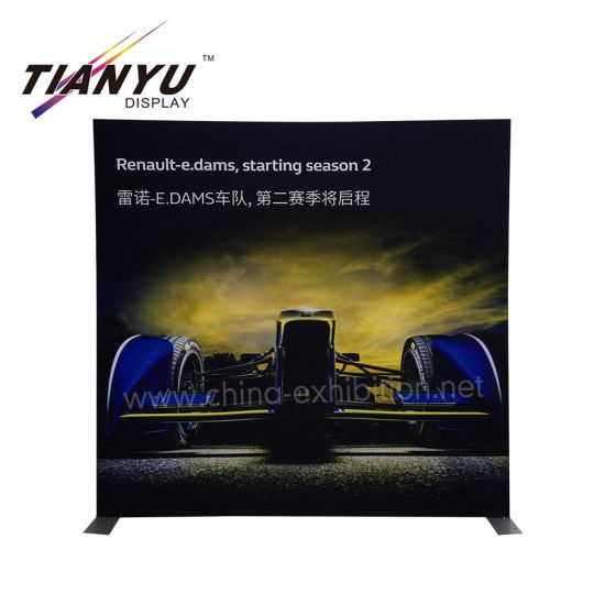 Double Side Free Stand Light Boxes Slim 65mm Frameless Fabric Light Box with Edge Lit Module