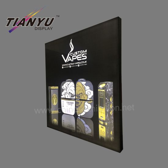 Aluminum Profile Picture Frame Light Box, Frameless LED Backlit Fabric Light Box