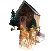 Modular m series systems that can be used as Christmas houses, castles, and custom trade show booths