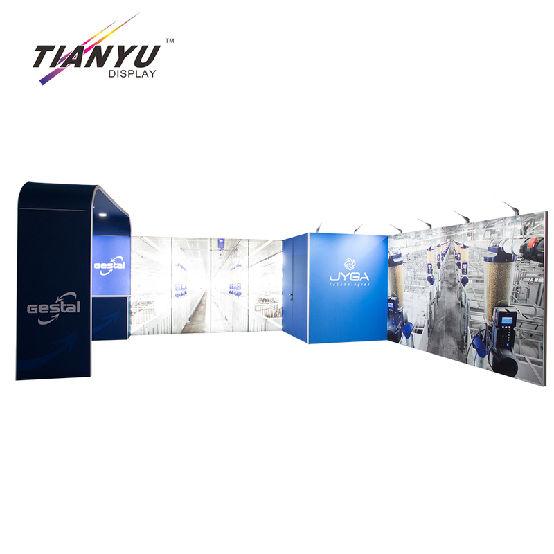 Tianyu Easy Assemble Modular Aluminium Trade Show Exhibit Booth Display 7x6ft