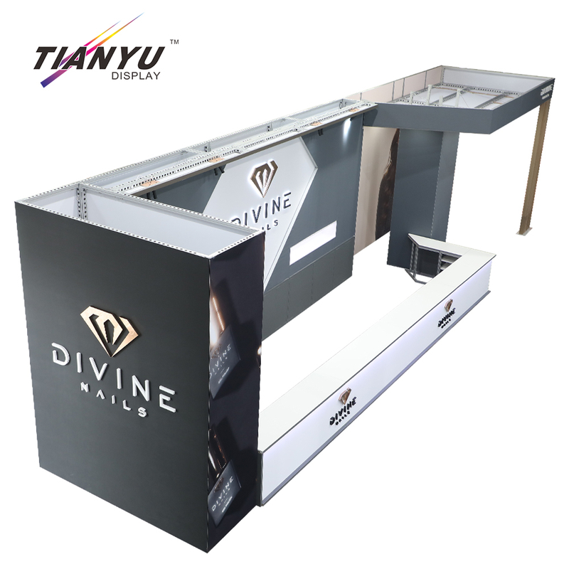 Professional Portable Modular Aluminum Exhibition Booth Stand System Recycle Used 10x10 Trade Show Booth