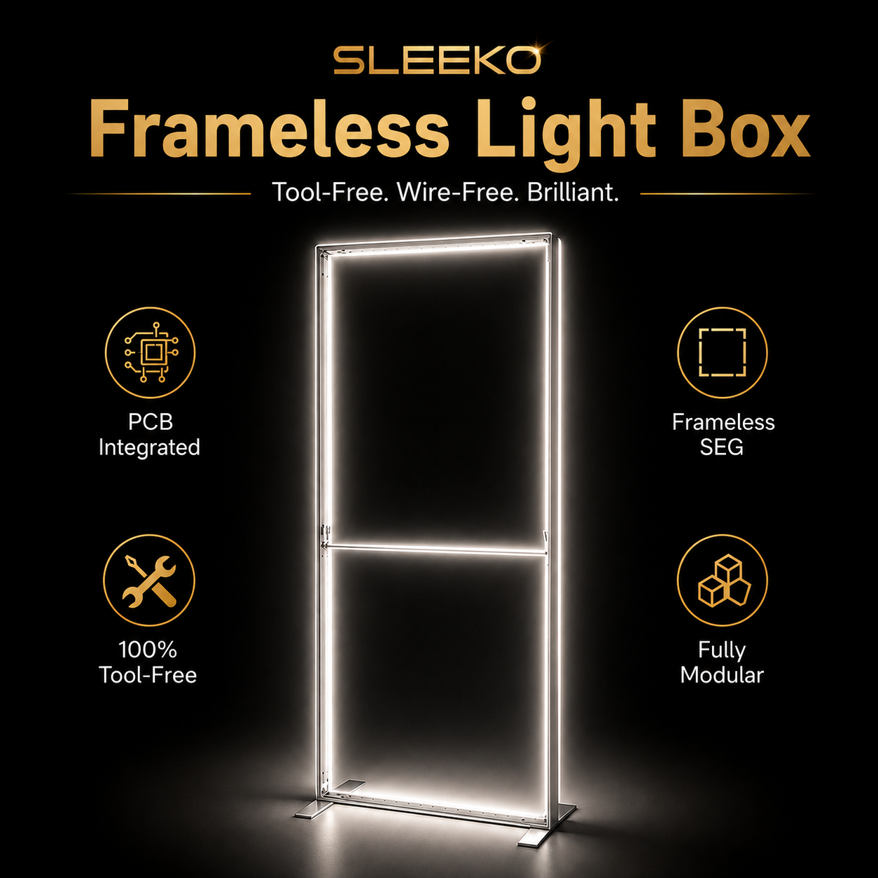 TIANYU Trade Show Display Ceiling Aluminium Frame Aluminum Profiles for Led Strips Portable Light Box