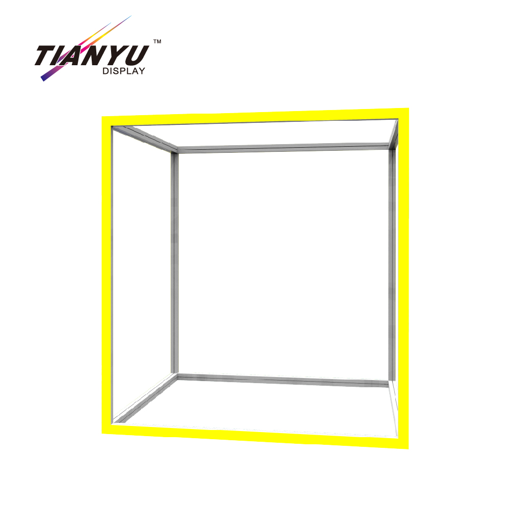 TIANYU Event Stand Signage Profile Strip Housing Display Cases for Trade Shows Led Aluminum Profiles Minimalist Aluminium Frames
