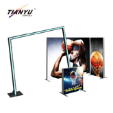 TIANYU Modular Trade Show Product Display Modern Aluminium Frame Soft Box Profile Led Light