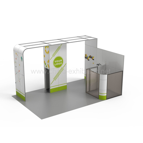 Expo Custom 20x20ft Exhibit Aluminum Modular Clean Trade Show Booth