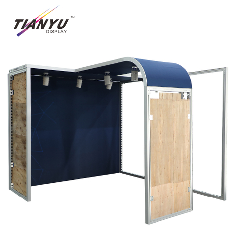 Tianyu Exhibition Stand 3d Models Expo Booth Design Recycle Tension Fabric Portable Trade Show Booth 