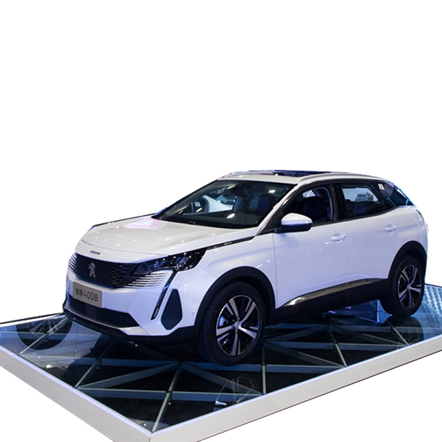 Hot sale branded car trade show exhibition display Glass Floor design event glasses flooring