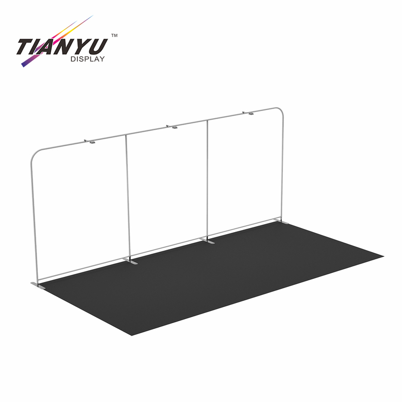 Aluminum Frame Tension Fabric Display Backdrops Tension Fabric Fair Pop Up Lightweight Display Booth