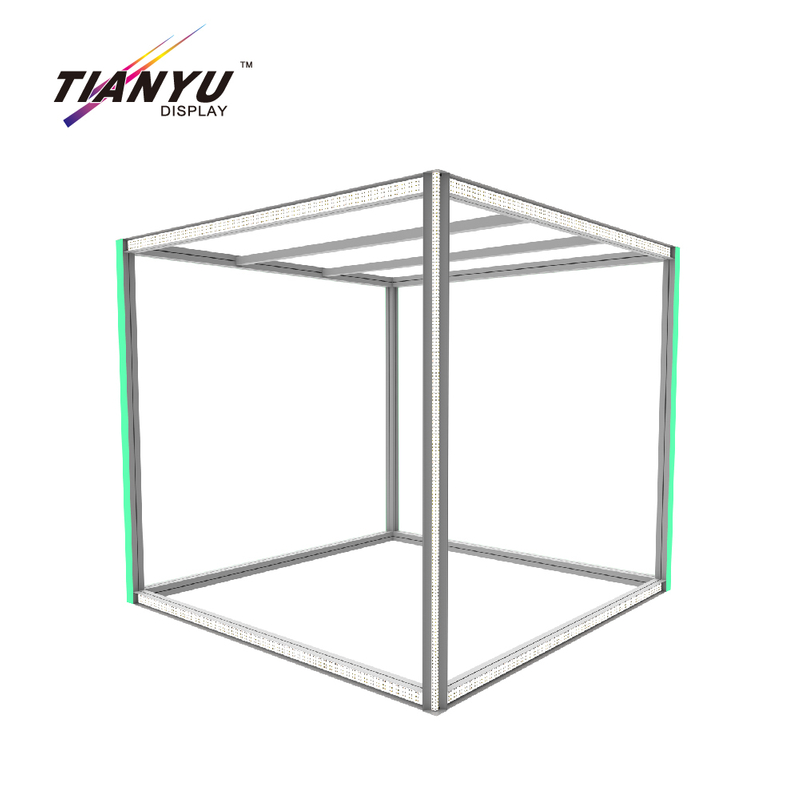 TIANYU Event Stand Signage Profile Strip Housing Display Cases for Trade Shows Led Aluminum Profiles Minimalist Aluminium Frames