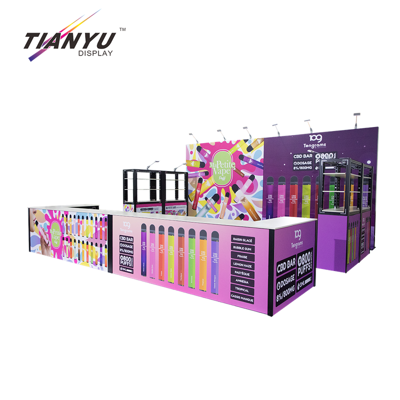 Tianyu Modular Trade Show Booth 3d Design Portable Cloth Exhibition Booth Displays