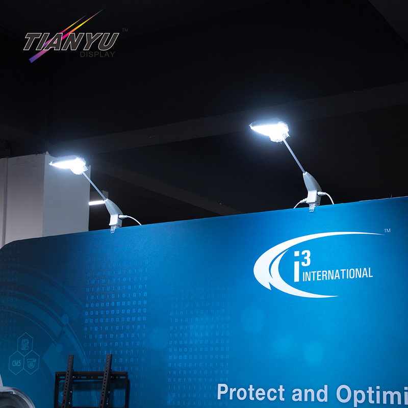 Tianyu Suppliers Trade Show Booth Aluminium Exhibition Backdrop Banner Stand with Led Light