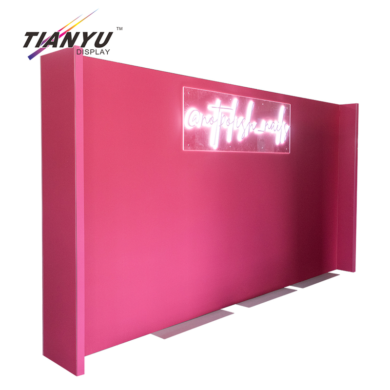 Tianyu M-series System Easy Assemble Aluminium Trade Show Exhibit Booth Banner Stand Frame Pop Up Display